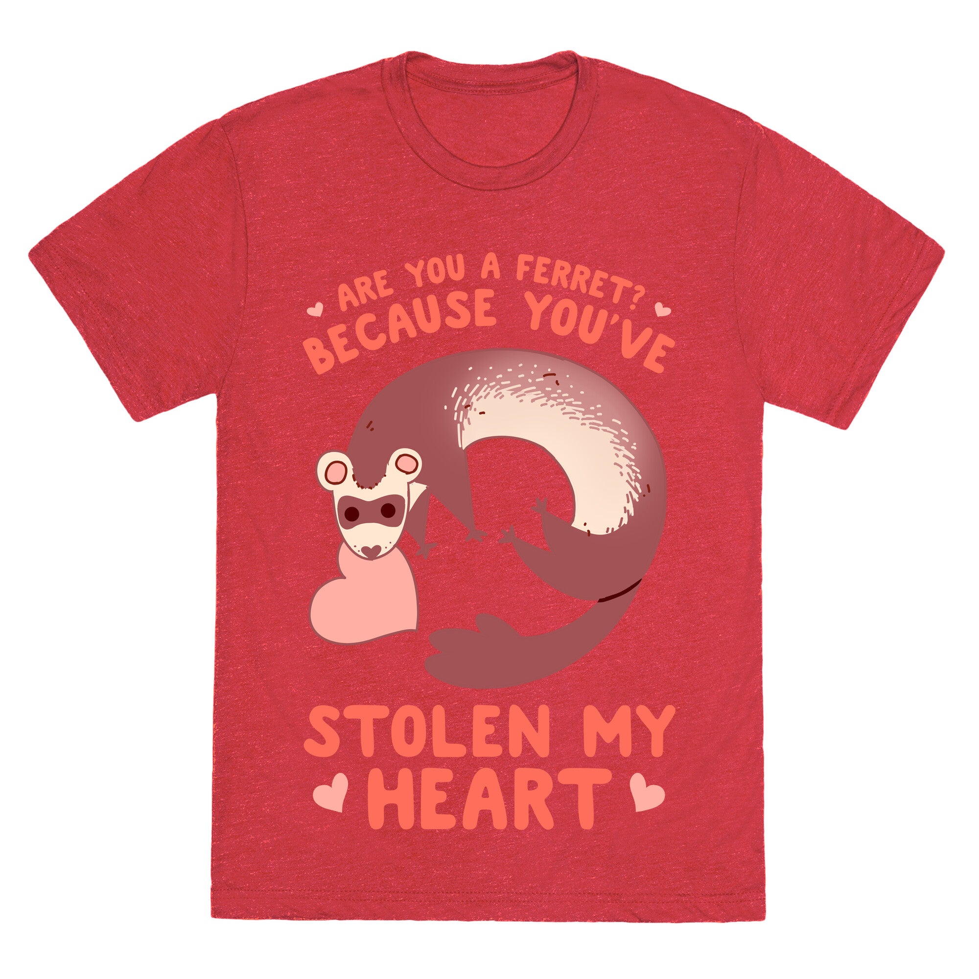 Are You A Ferret? Because You've Stolen My Heart Unisex Triblend Tee